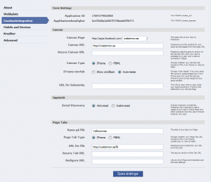 facebook integration